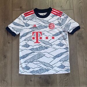 Adidas FC Bayern Munich 21/22 Third Jersey Kids Large 13/14Y Soccer Shirt